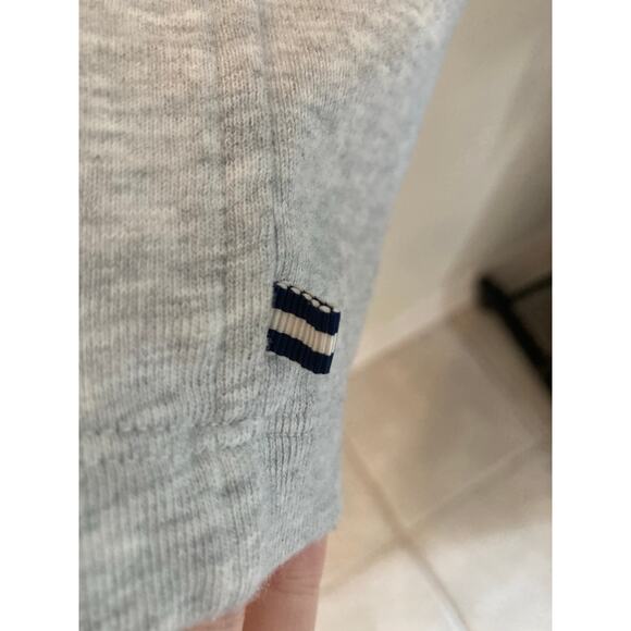 Sperry Topside Heather Gray Sweatshirt Terry Dress L Nautical Coastal Boating - Picture 6 of 10
